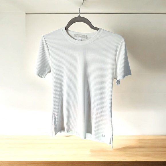 EleVen by Venus Williams Love to Love Rib Tee – White – Sizes M & L – NWT - Picture 5 of 9